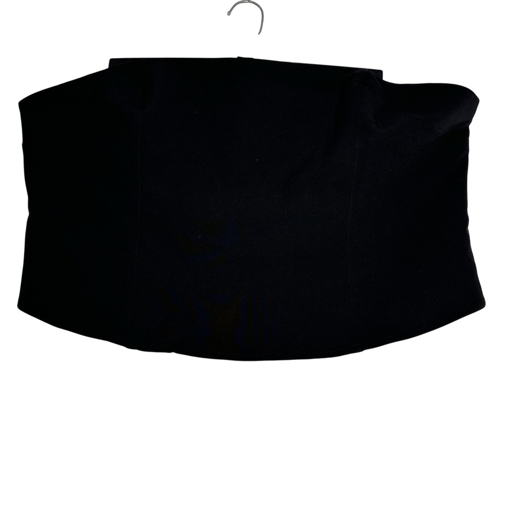 Open Edit Black Strapless‎ Tube Top Smocked Back Plus Size 3X Minimalist